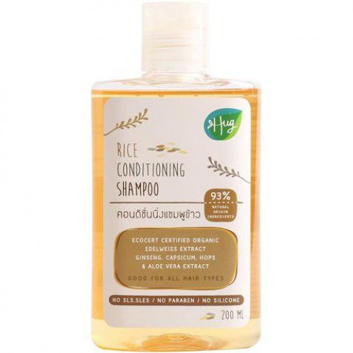 HUG ORGANIC : Rice Conditioning Shampoo, Product of Thailand 200ml