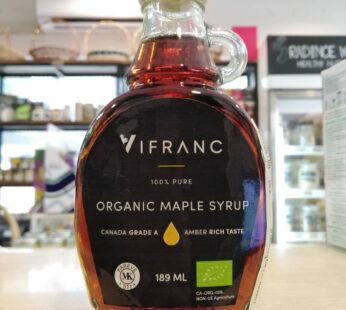 Vifranc Maple Syrup Organic 189ml 100% pure