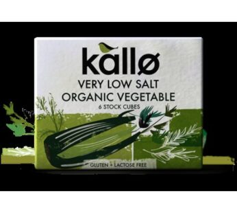 Kallo Organic Vegetable Stock Cube, Very Low Salt