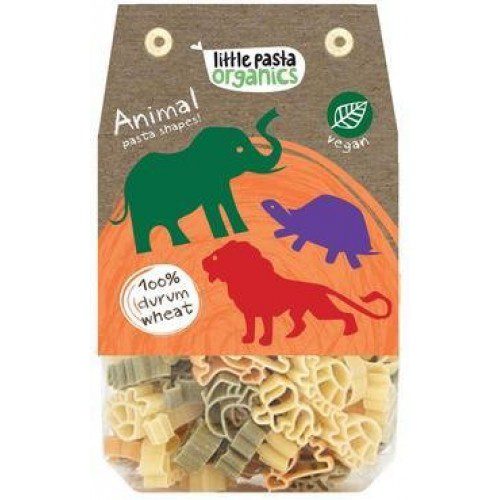 Little Pasta Organics, Animal Shapes, 250g