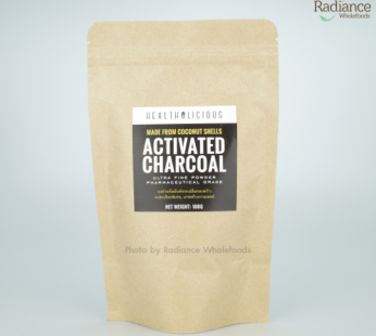 Activated Charcoal, Ultra Fine Powder, Healtholicious, 100 g