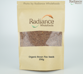 Organic Flax Seeds, Brown, 250g