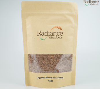 Organic Flax Seeds, Brown, 500g