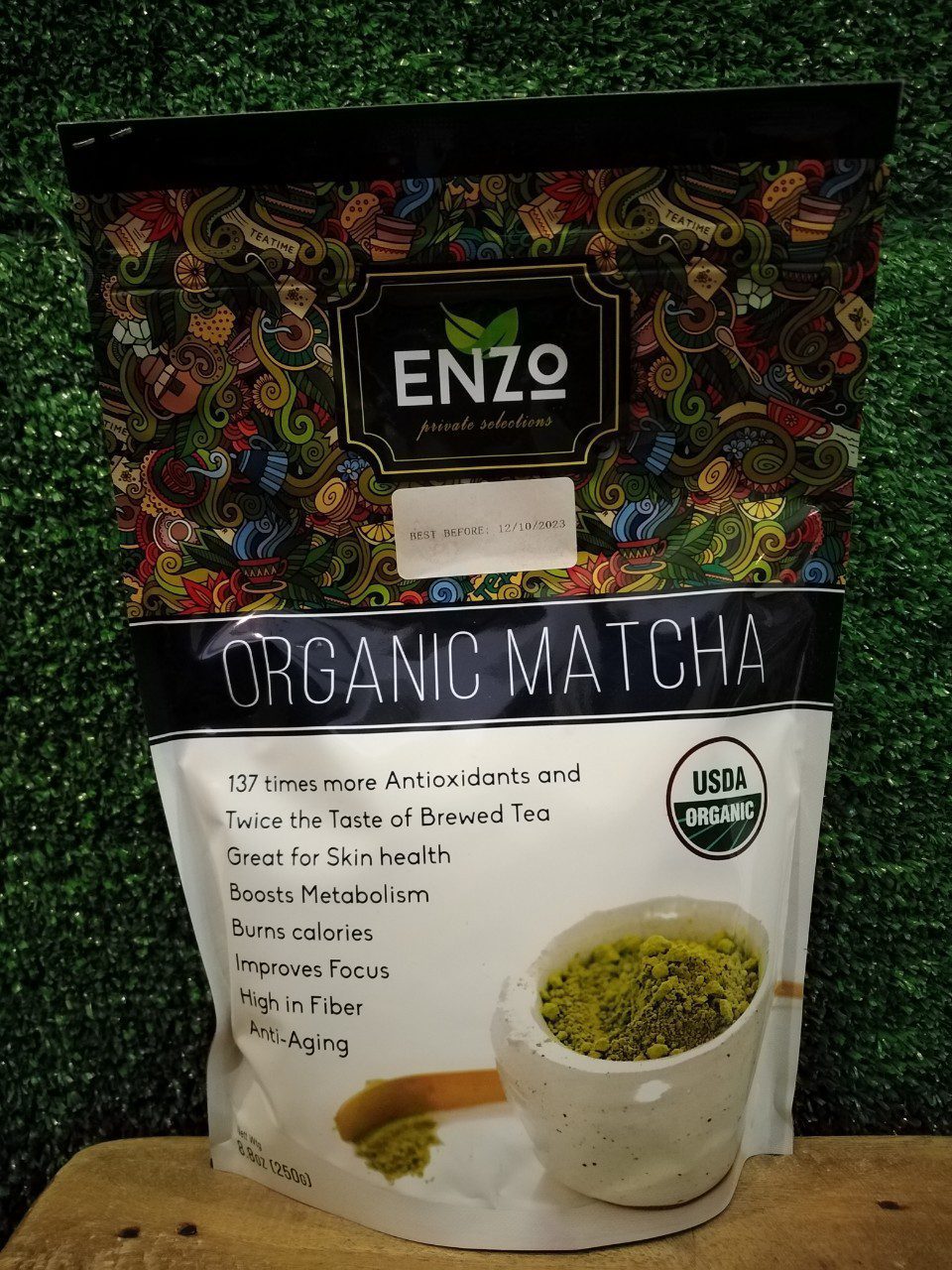 Enzo Organic Matcha Powder, 250g