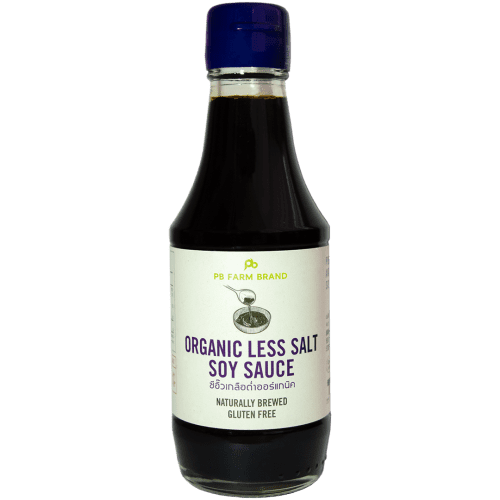 Sauce : PB Farm Organic Less Salt Soy Sauce 200ml