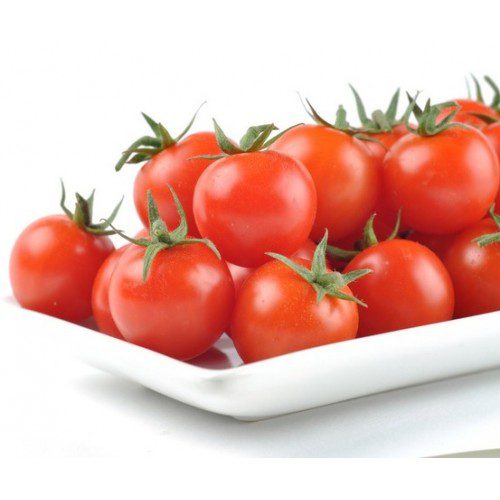 Organic Tomato, Red Cherry มะเขือเทศเชอรี่ กลม (pesticide-free), 500g