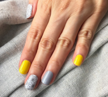 Nodspark Nail Art Wrap, Yellow Sensu
