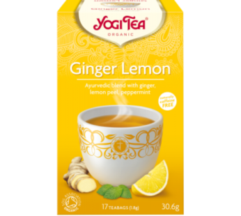 Tea: Yogi Tea, Ginger Lemon, Organic, 30.6g, 17 teabags