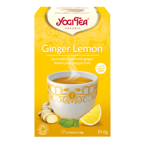 Tea: Yogi Tea, Ginger Lemon, Organic, 30.6g, 17 teabags