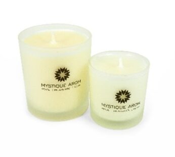 Natural Aromatherapy Soy Wax Candle 100 gm – Lemongrass ( Mystique Arom )