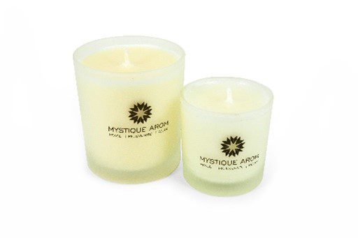 Natural Aromatherapy Soy Wax Candle 100 gm – Lemongrass ( Mystique Arom )