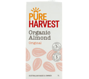 PUREHARVEST Organic Almond Milk  Unsweetened  1L