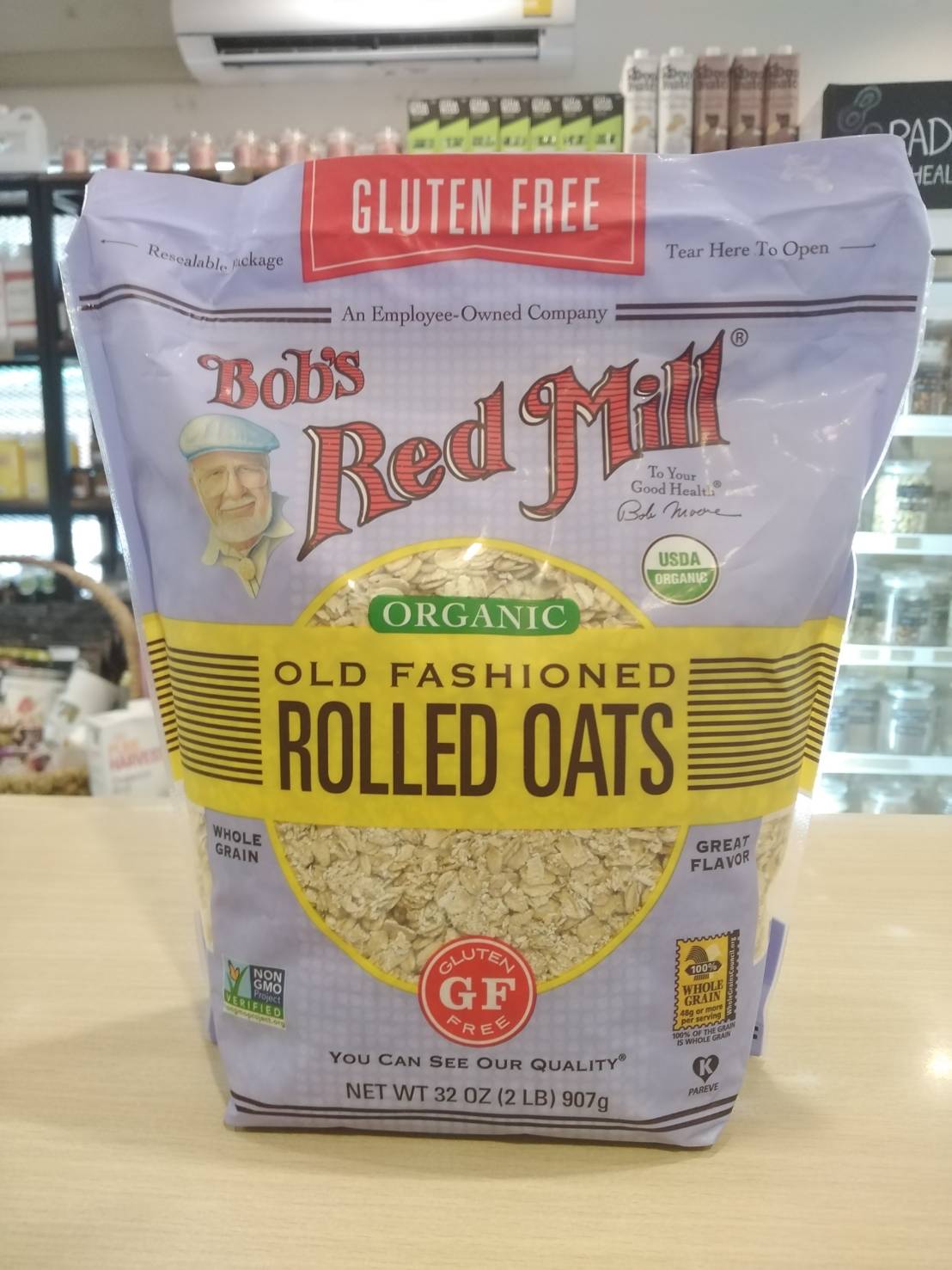 Bob’s Red Mill Oats Rolled ORGANIC  Gluten Free 32 oz