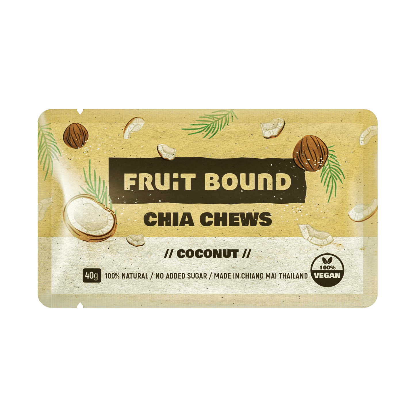 Fruit Bound Chia Chews Coconut 40g