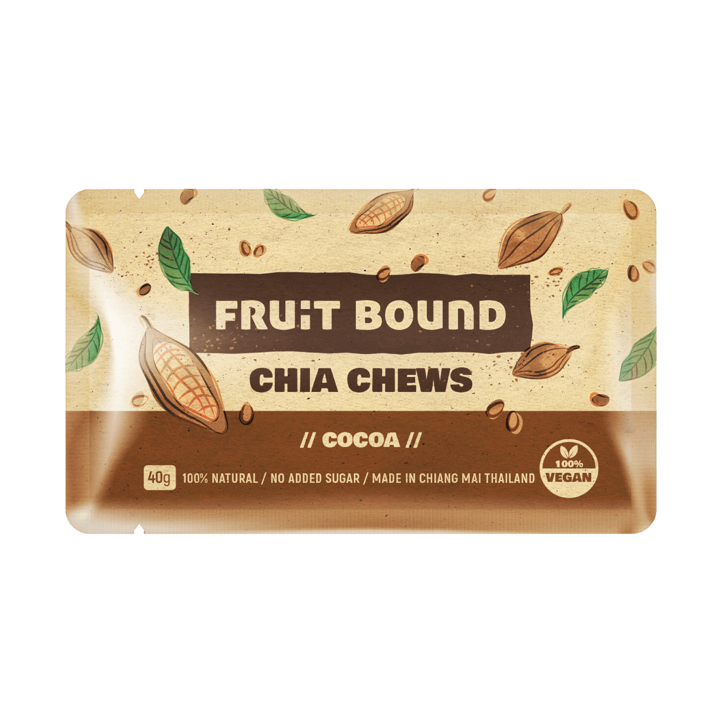 Fruit Bound Chia Chews Cocoa 40g