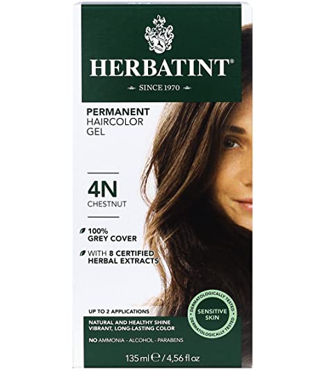 PERMANENT HAIR COLOUR GEL 4N (CHESTNUT)