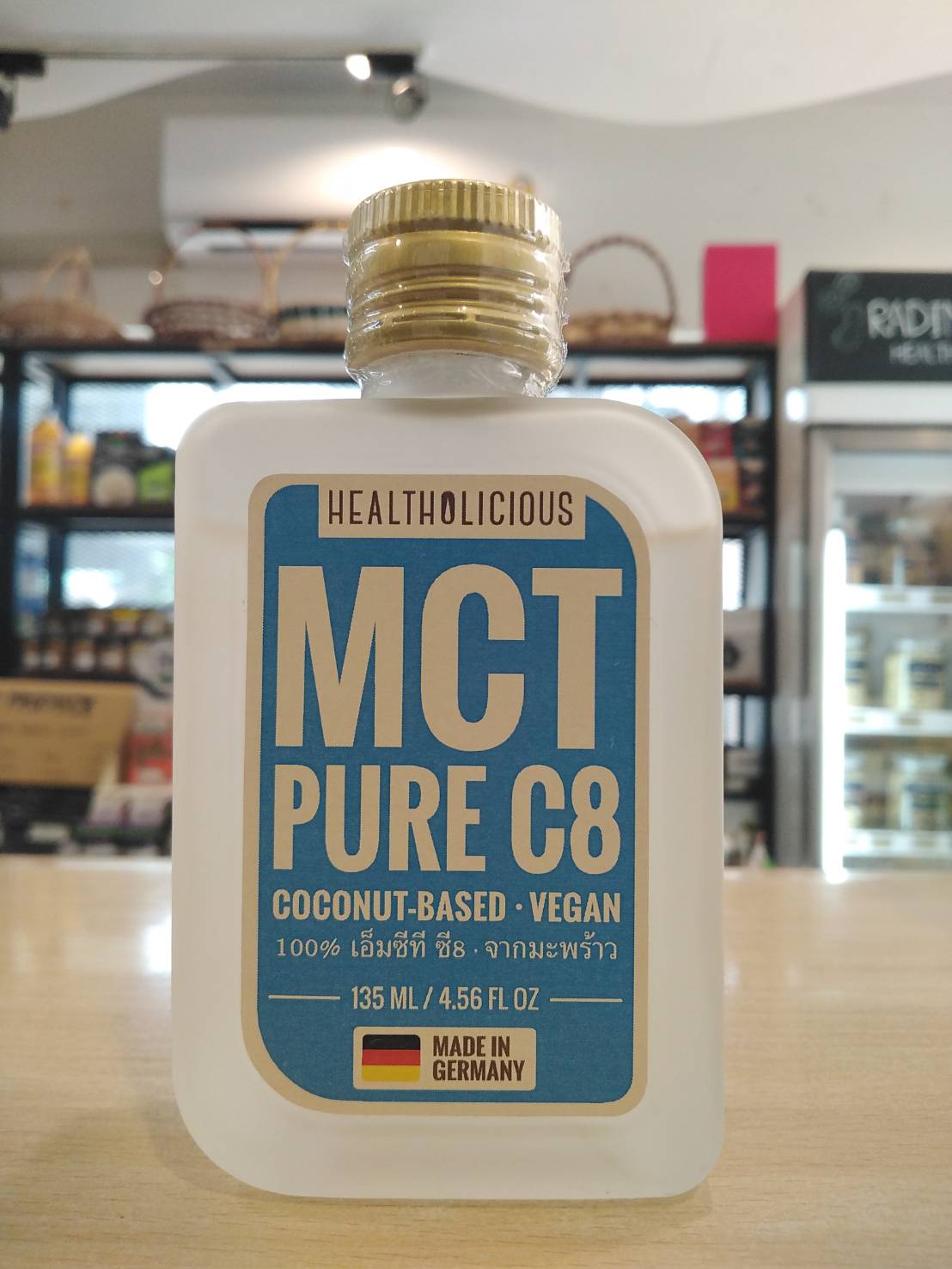 MCT Oil 100% pure coconut MCT oil C8 135ml HealthOLicious