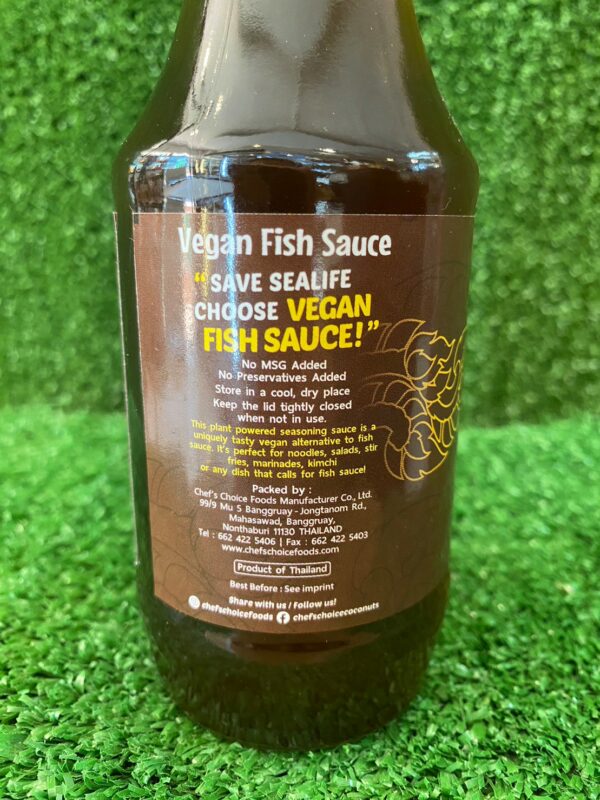 Vegan Fish sauce 200ml CHEF'S CHOICE - Image 2