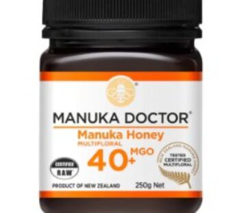 MGO 40+ Multifloral Manuka Honey, MANUKA DOCTOR 250g