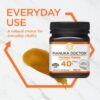 MGO 40+ Multifloral Manuka Honey, MANUKA DOCTOR 250g - Image 2