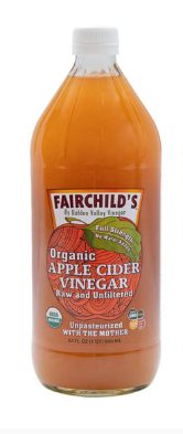 Organic Apple Cider Vinegar Raw and Unfiltered, Fairchild’s 946 ml
