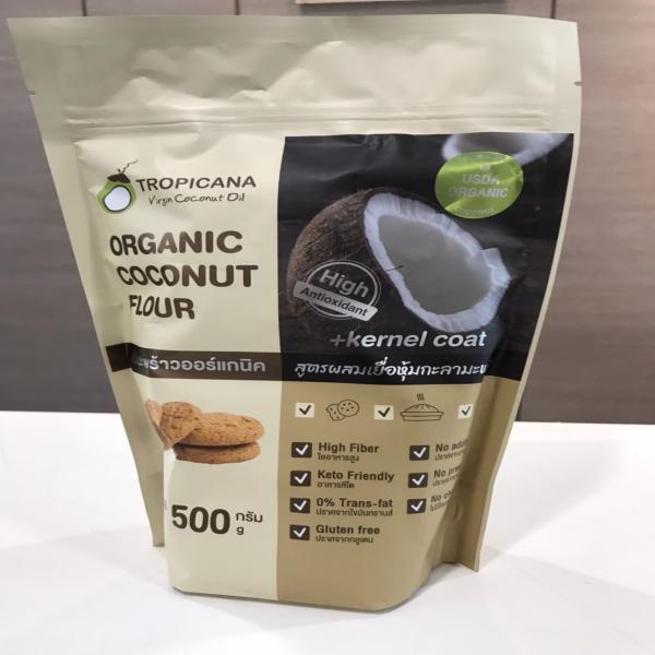 Organic Coconut Flour+kernel coat, Tropicana 500g