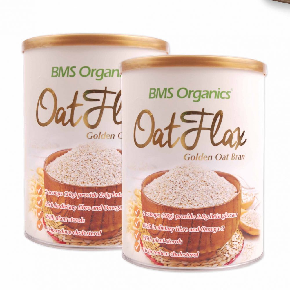 Oat Flax Golden Oat Bran, BMS Organics 700g