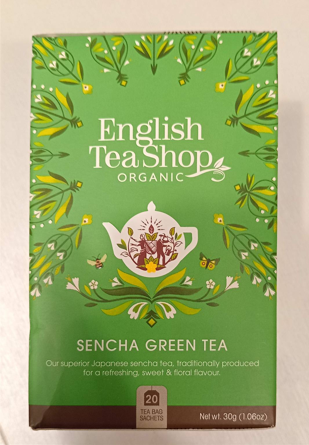 Organic Sencha Green Tea, English Tea Shop 30g