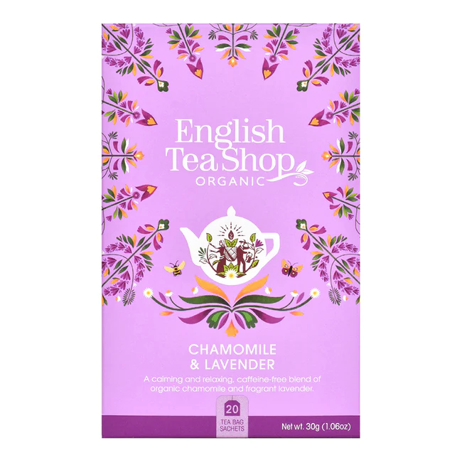 Organic Chamomile & Lavender, English Tea Shop 30g