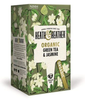 Organic Green Tea & Jasmine, Heath & Heather 30g