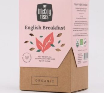 Organic English Breakfast, Mccoy Teas 40g