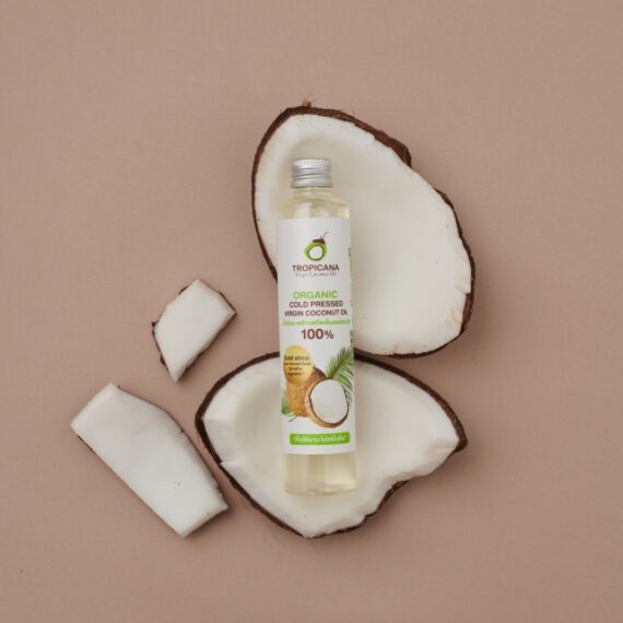 Organic Cold Pressed Virgin Coconut Oil, Tropicana 100 ml