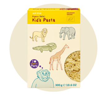 Organic Safari Kid’s Pasta, ALB • GOLD 300g