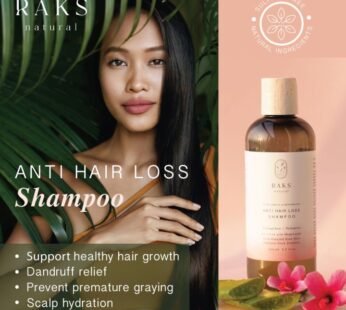 NATURAL Magnesium Anti Hair Loss Shampoo, RAKS 250 ml