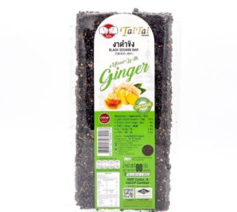 Black Sesame Bar-ginger, Tai Tai brand 90g