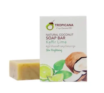 Natural Coconut Soap Bar Kaffir Lime, Tropicana 100g