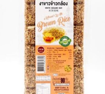 White Sesame Bar-Brown Rice, Tai Tai brand 90g