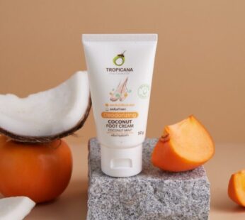 Coconut Oil Foot Cream, Tropicana 50 g