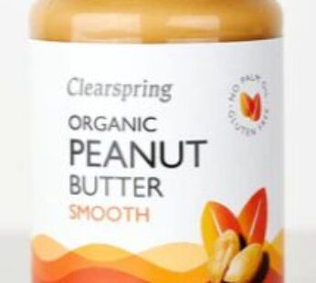 Organic Peanut Butter Smooth, Clearspring 350g