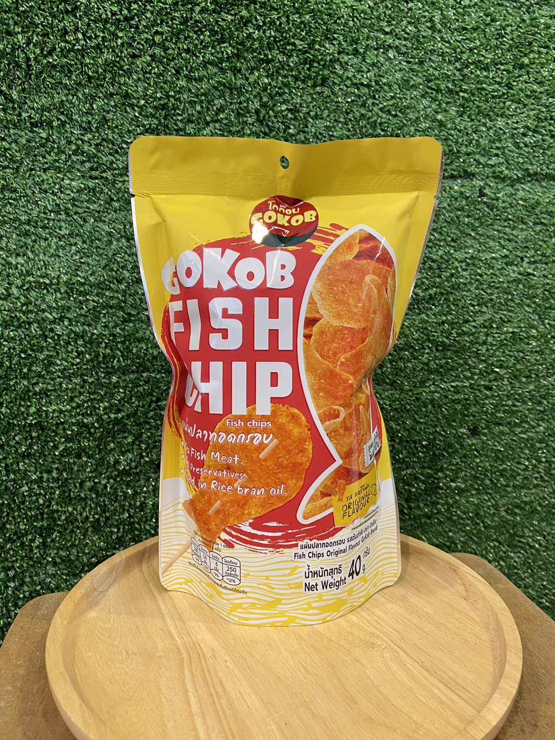 Fish Chip Originoa Flavour Gokob 40g