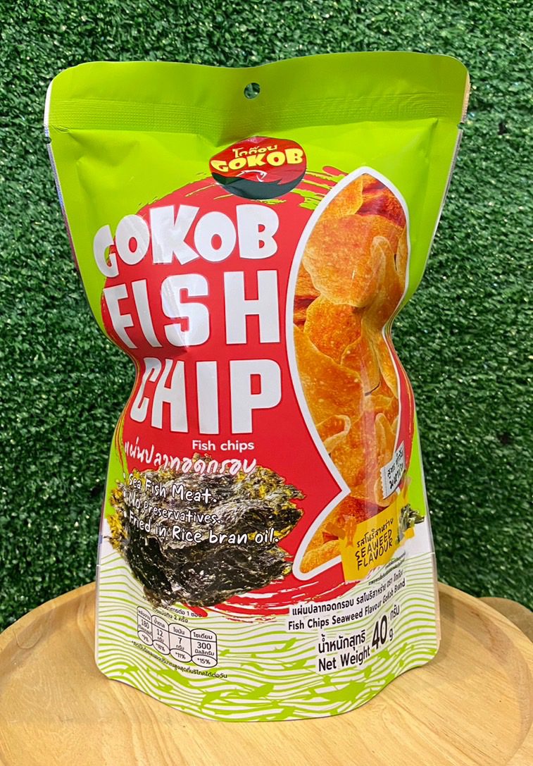 Fish Chips Seaweed Flavour Gokob 40g