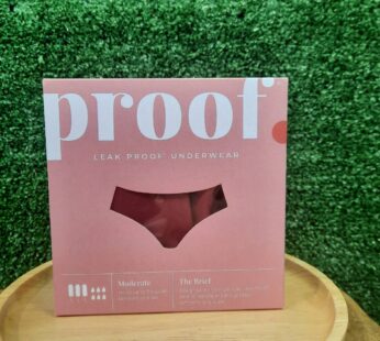 Leakproof Brief Wine xs PROOF UNDERWEAR